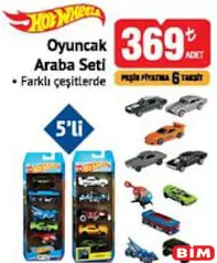 HOT WHEELS OYUNCAK ARABA SETİ 5'Lİ